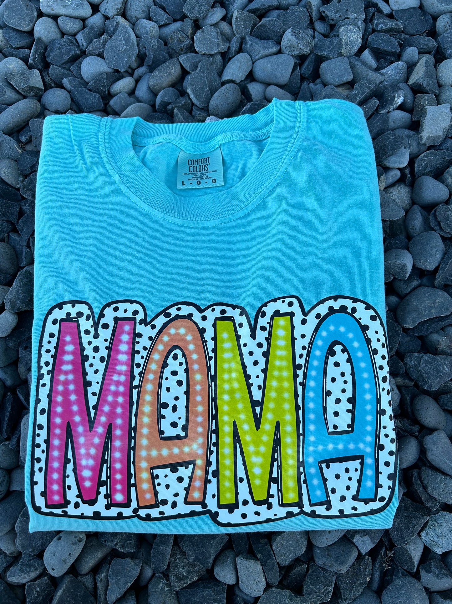 NEON mama comfort colors t-shirts