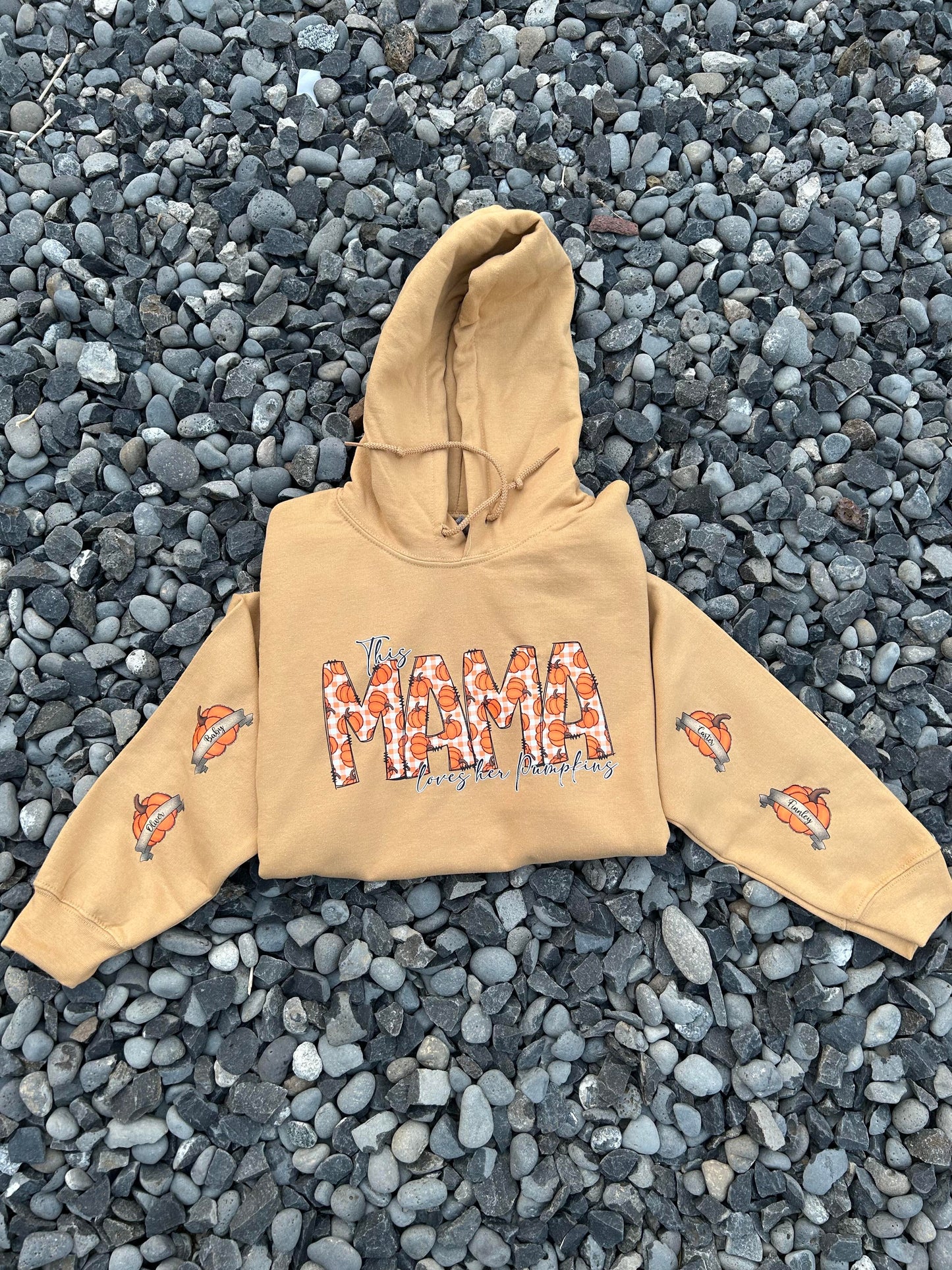 this mama loves her pumpkins hoodie/ sweatshirt