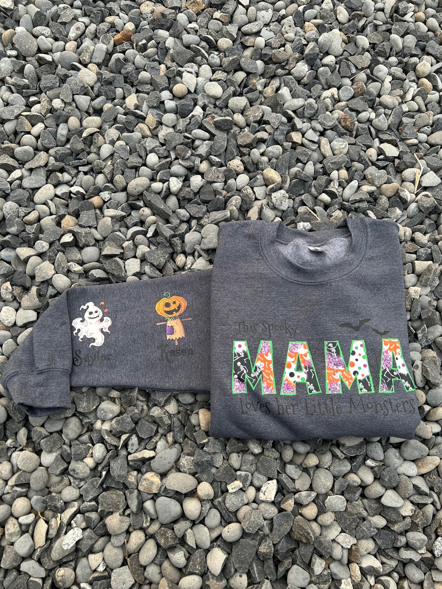 This spooky mama loves her monsters sweatshirt/ hoodie