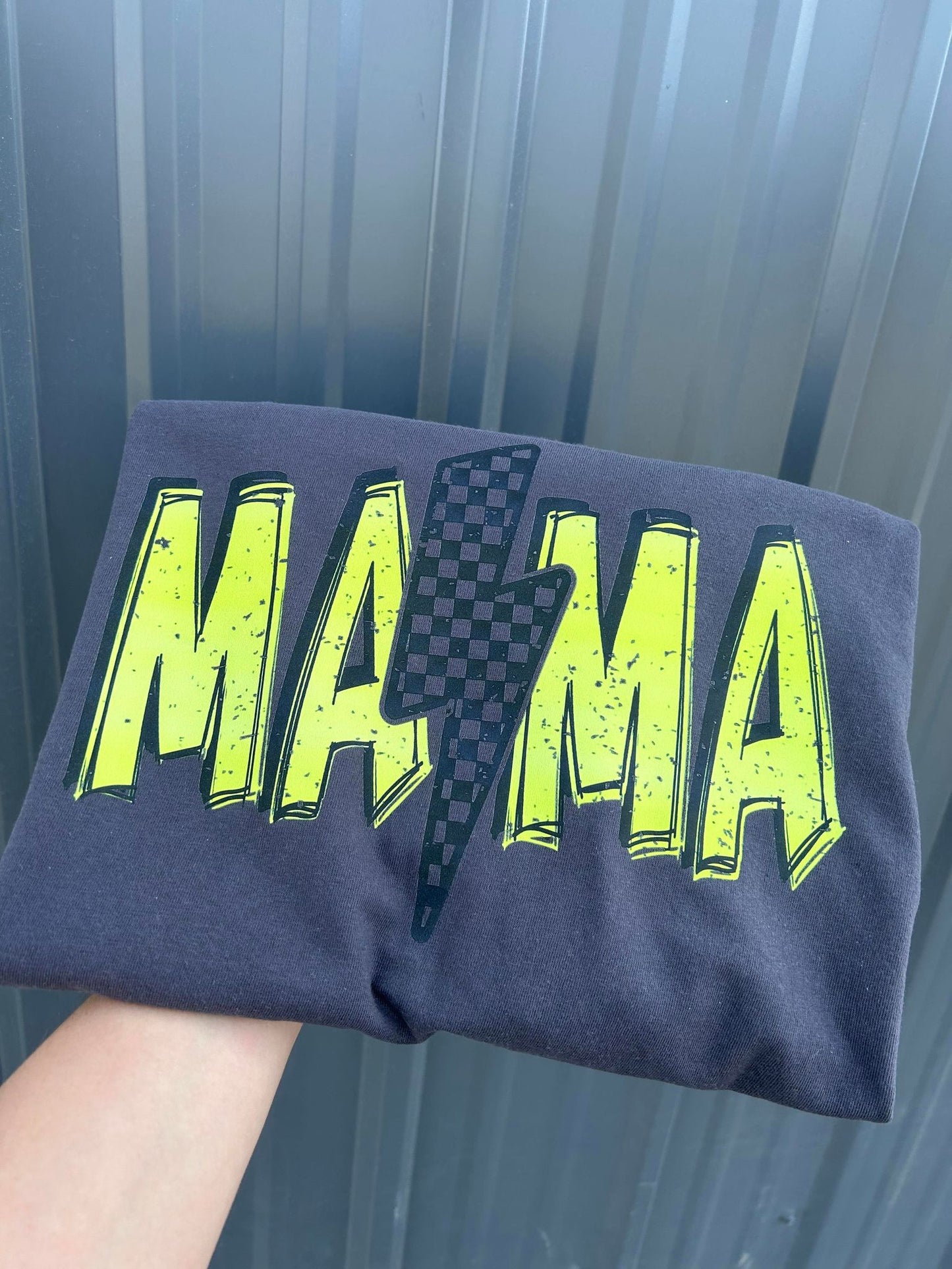 distressed mama comfort colors tshirt