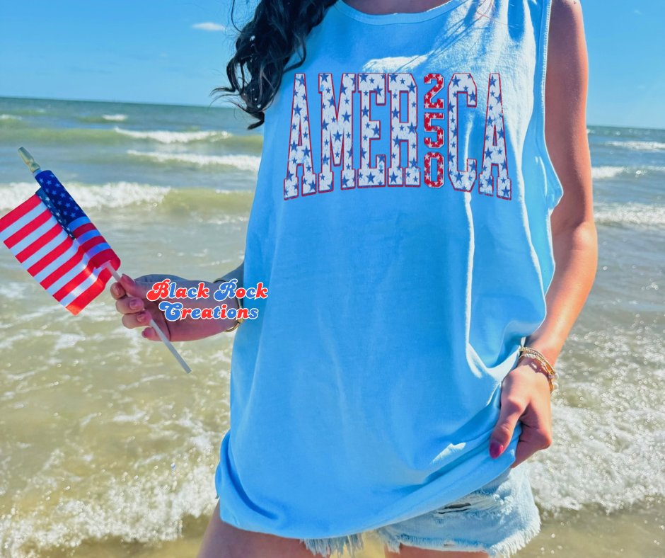 America comfort colors tank top