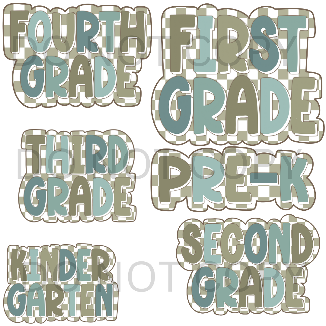 toddler, youth back to school shirt boys checkered - more grades