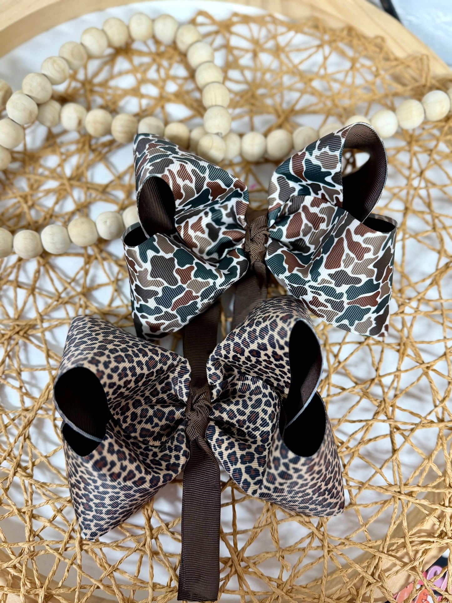 5.5” ribbon bows RTS clips