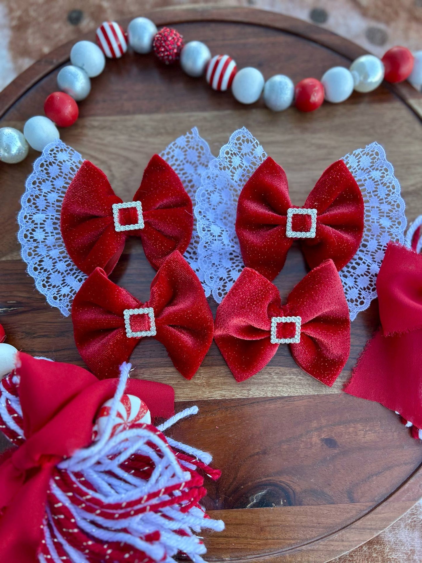 Santa belt bows - all styles