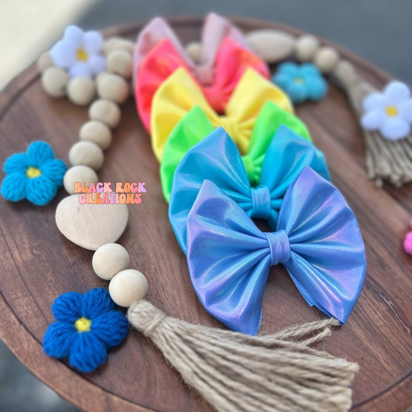 Spandex Holo bows 2.0 - more styles