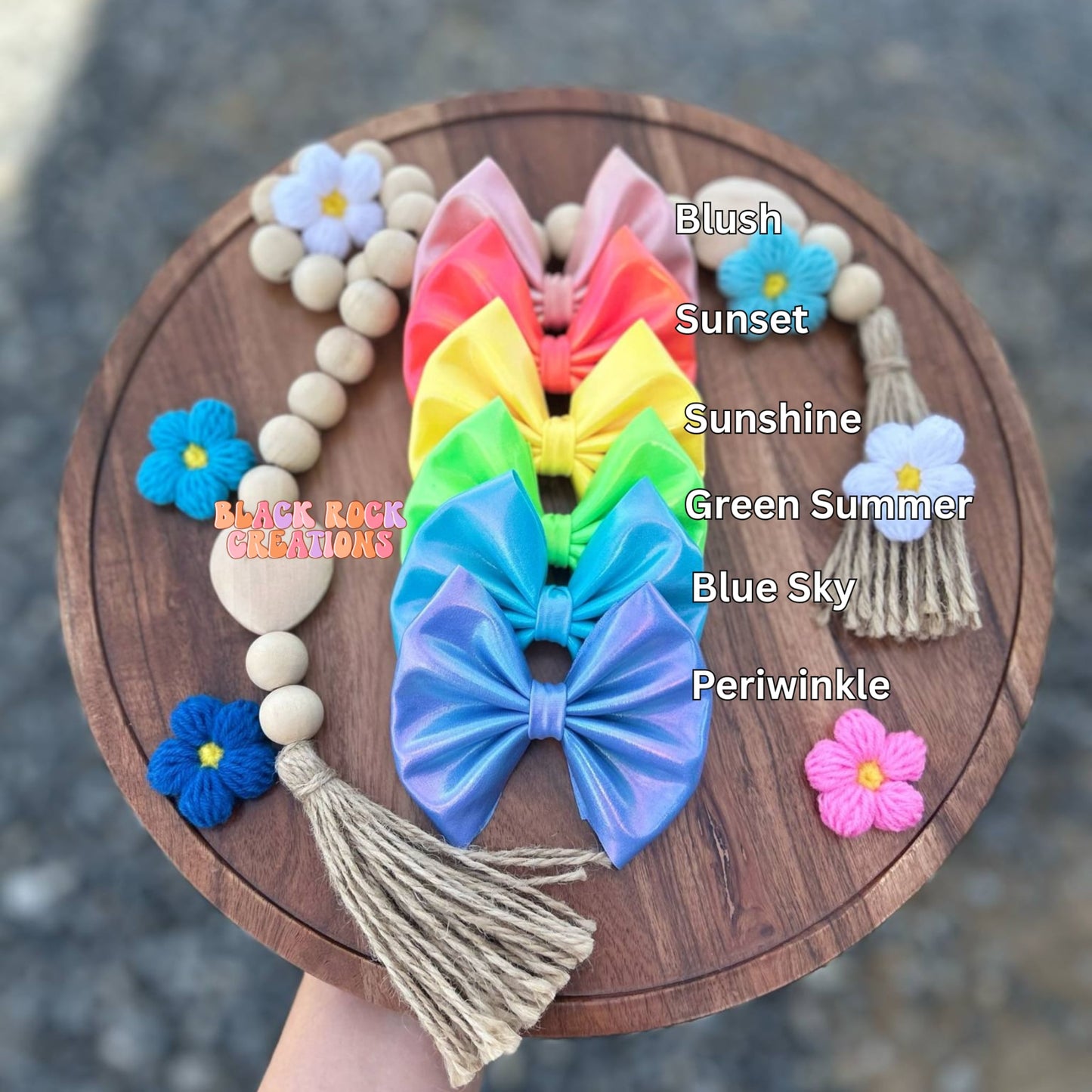 Spandex Holo bows 2.0 - more styles