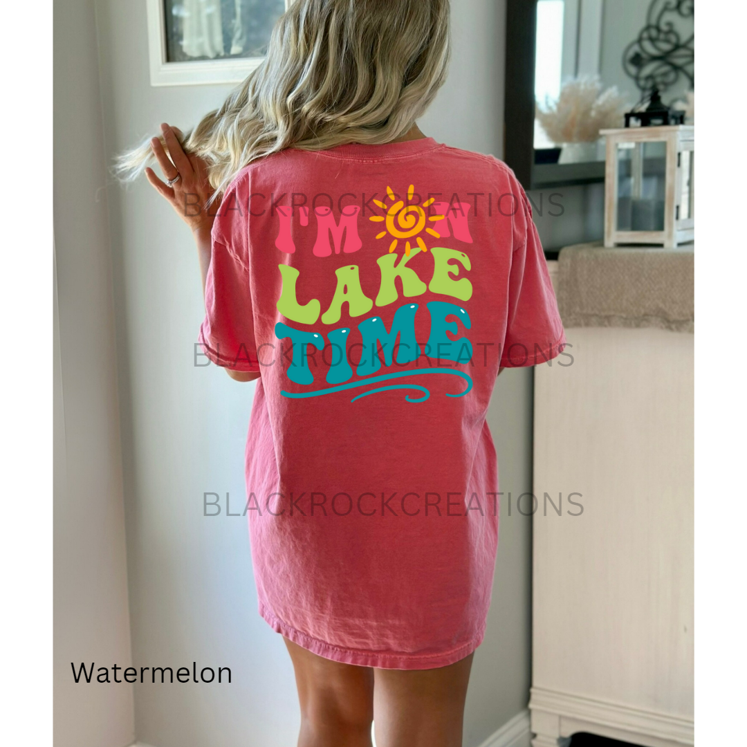 its a good day to go to the lake comfort colors t-shirt