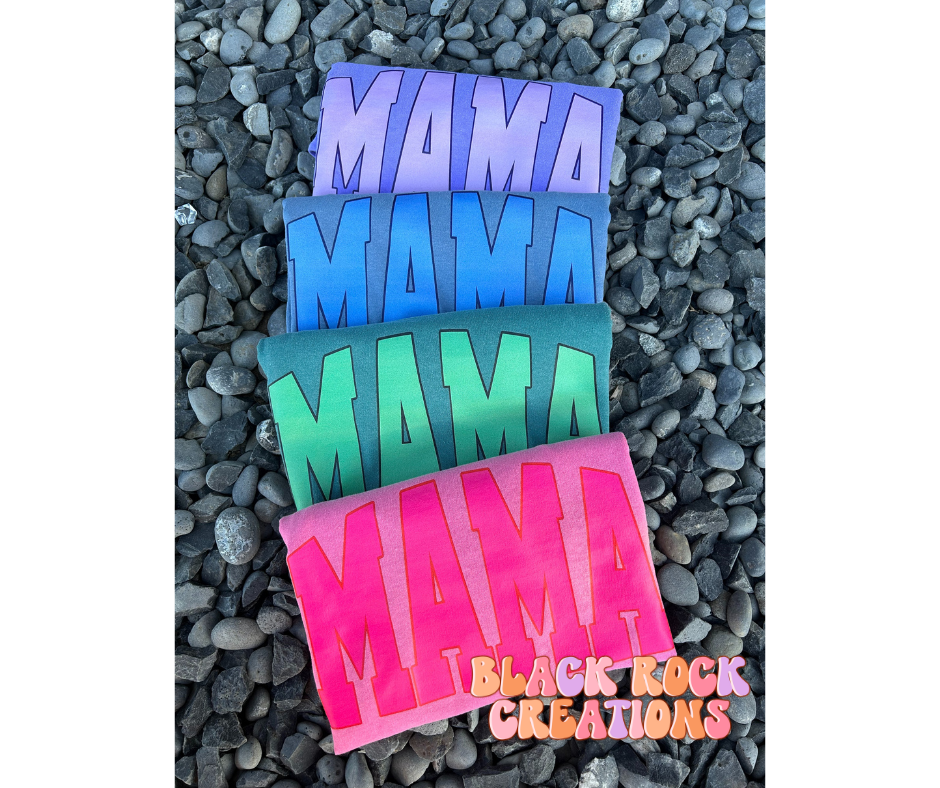 Mama comfort colors t-shirt - choose color
