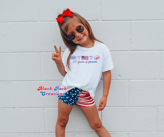 250 years of freedom tee - infant & toddler