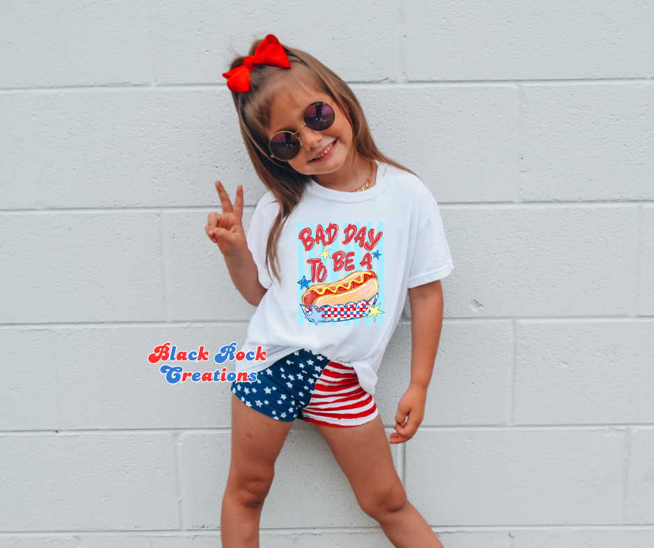 Bad day to be a hotdog tee - infant & toddler
