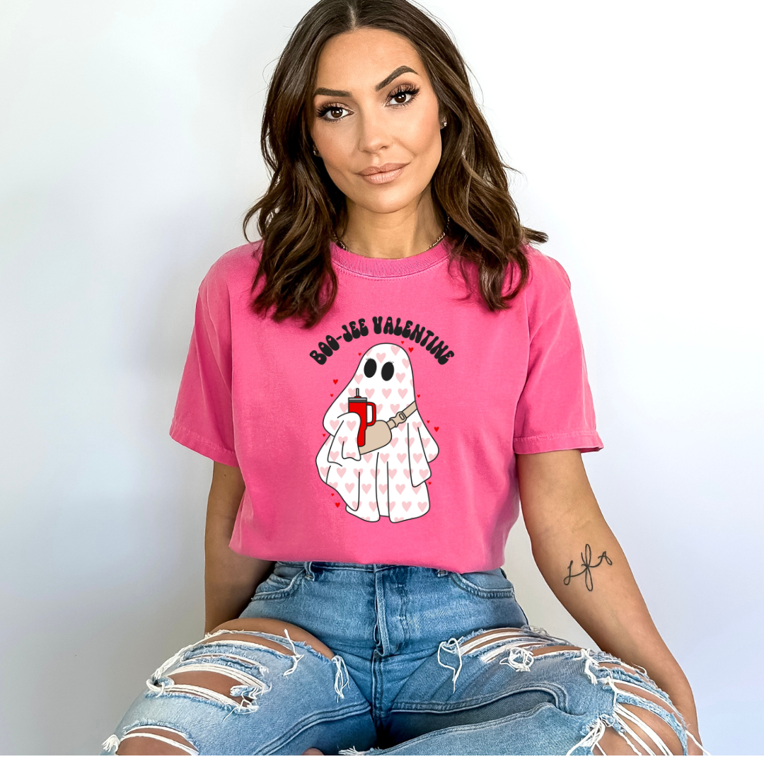 Boo-jee valentine comfort colors tshirt