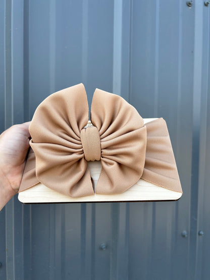 fall puff bow box (9 colors)