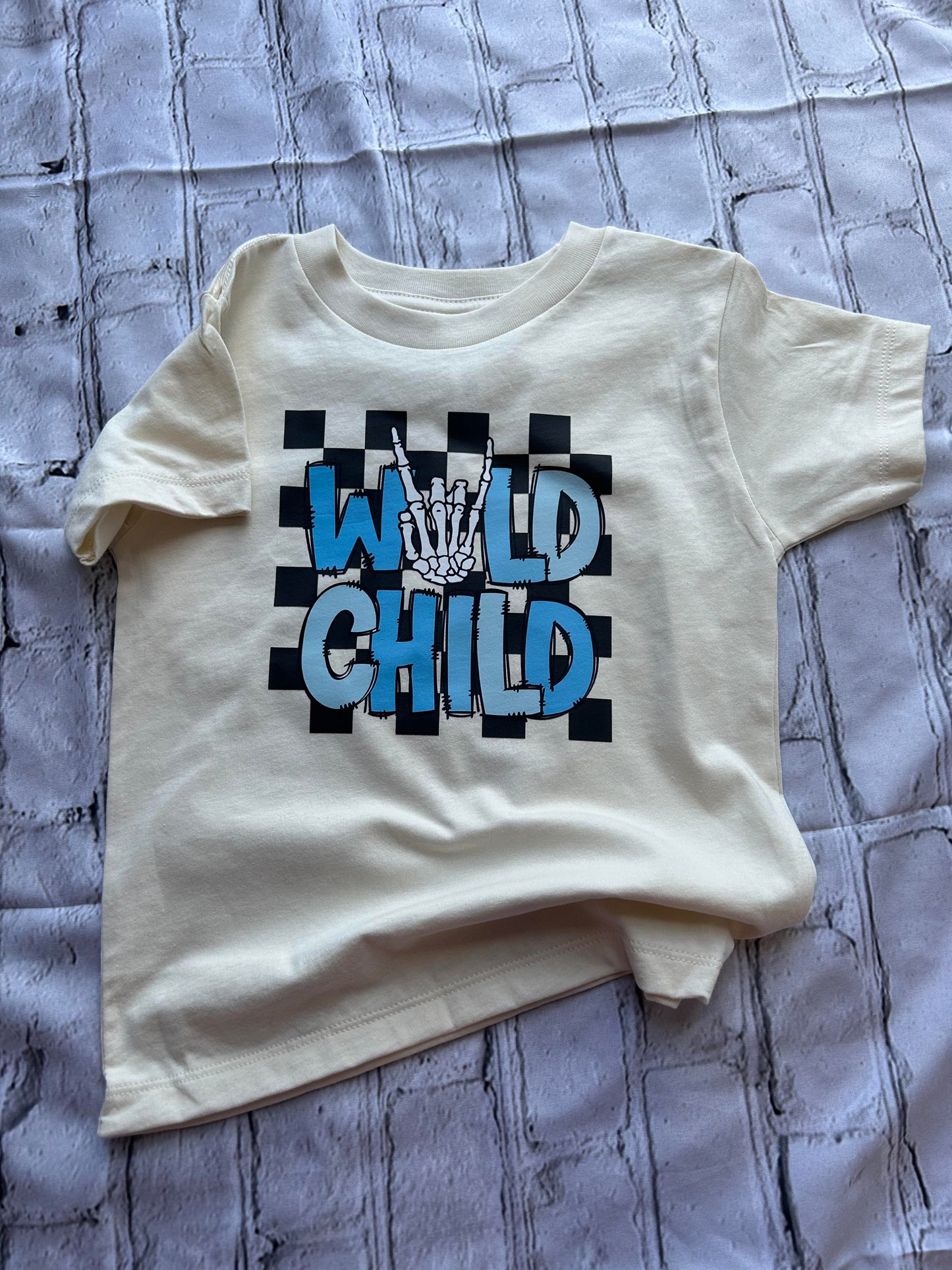 wild child blue tshirt