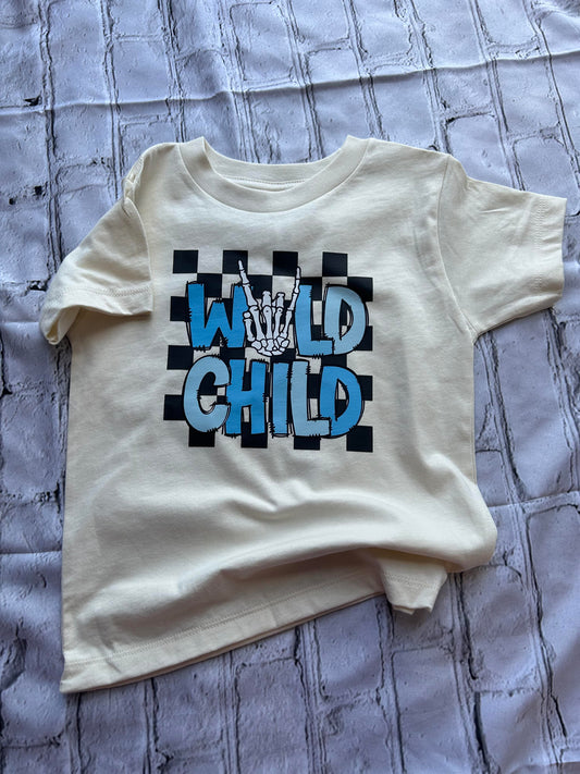 wild child blue tshirt
