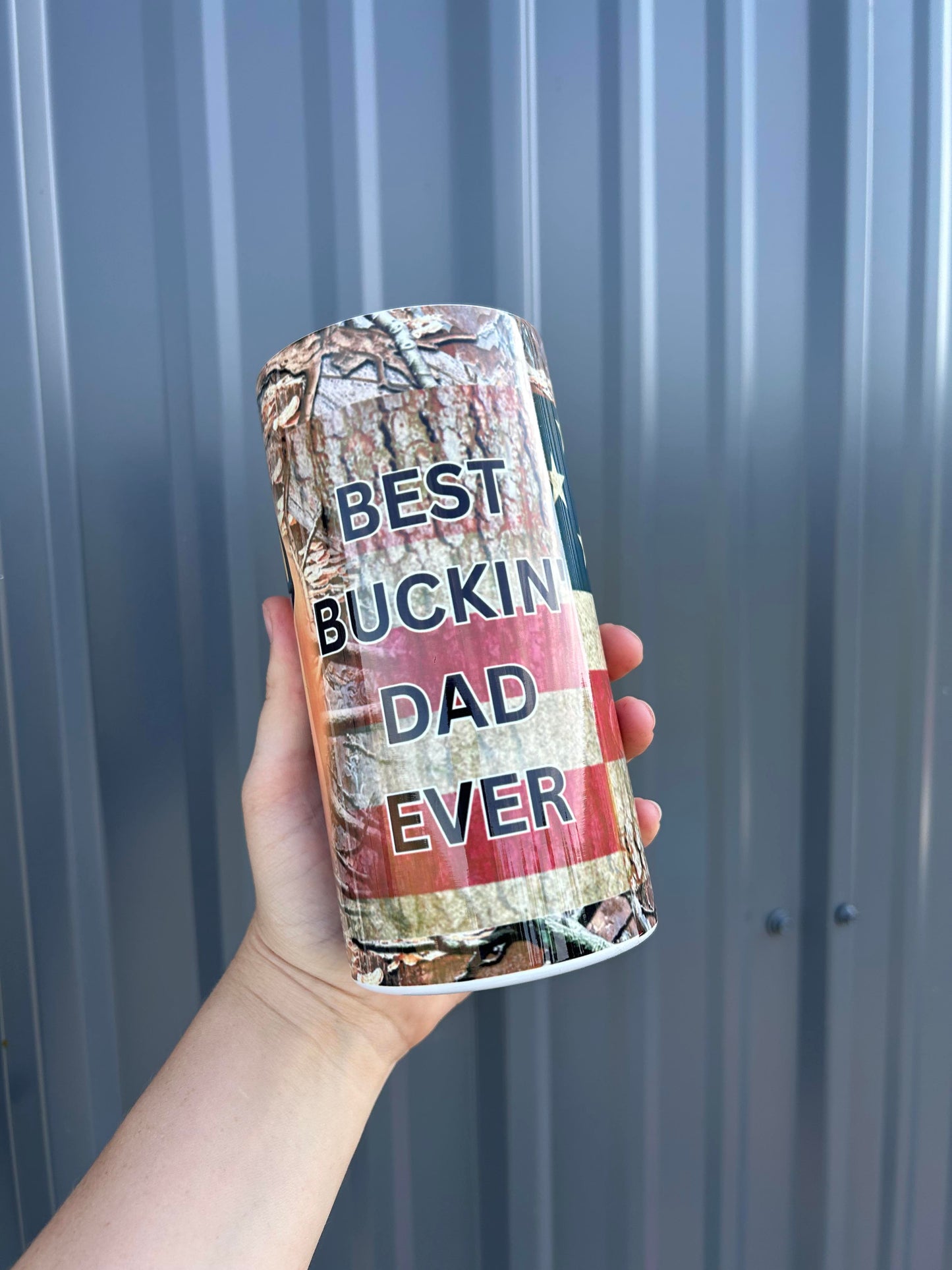 Best buckin dad ever 4 in 1 can cooler