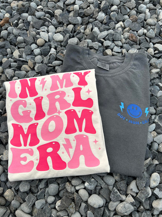 In my girl mom era comfort colors t-shirt