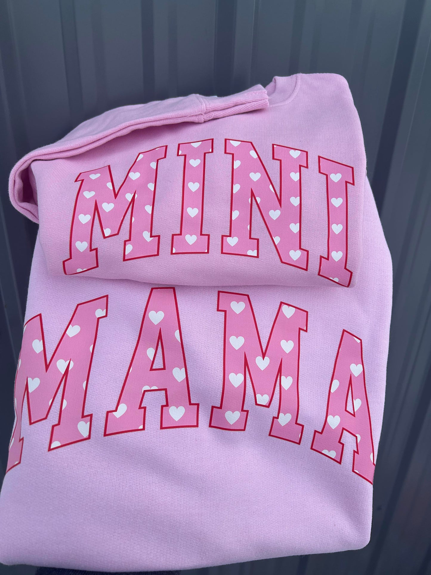 pink MAMA sweatshirt ONLY