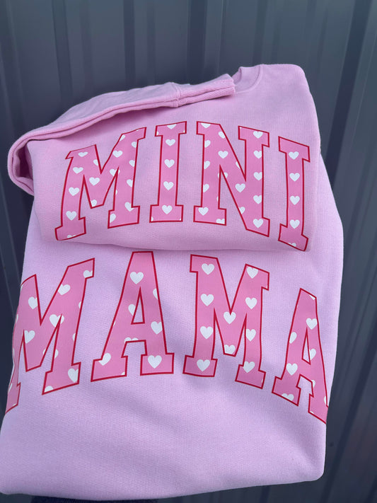 mini pink hearts toddler sweatshirt ONLY