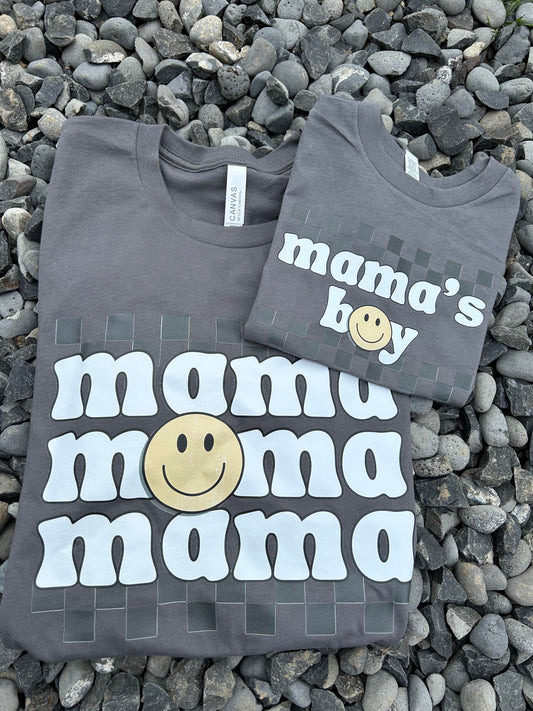 Mama retro tshirt - mamas boy sold separately