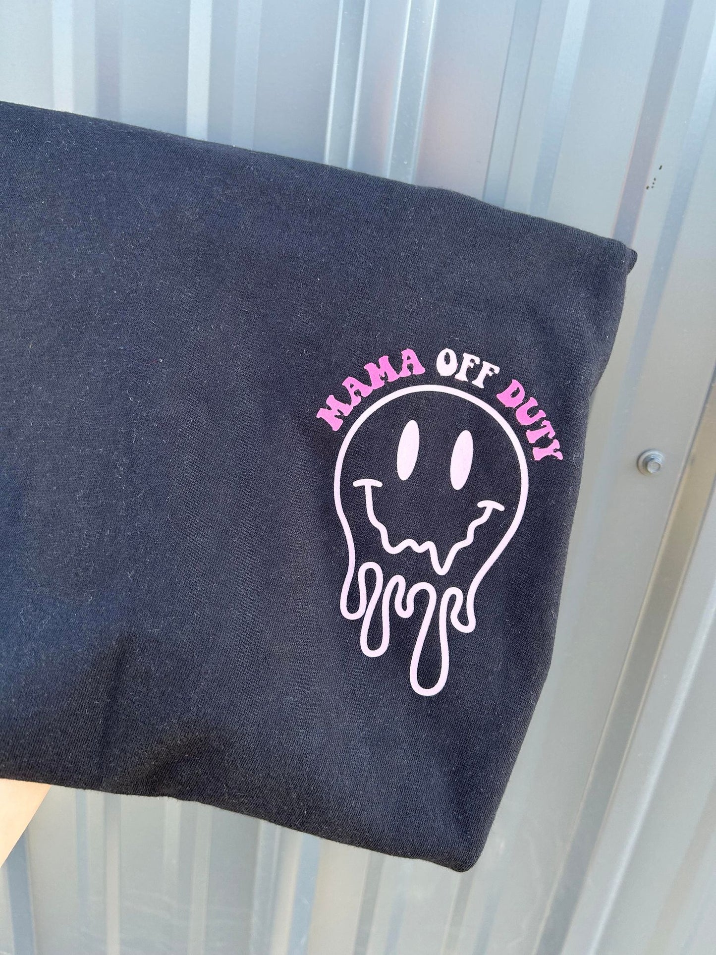 go ask your dad mom is off duty comfort colors tshirt - design color options