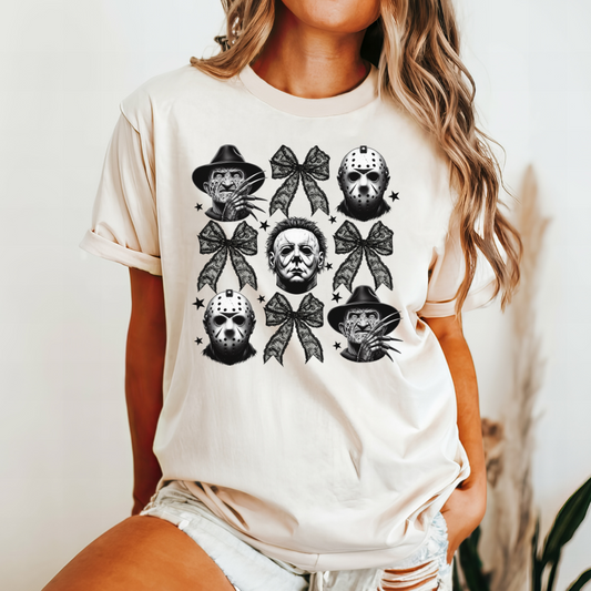 Horror character coquette comfort colors tshirt