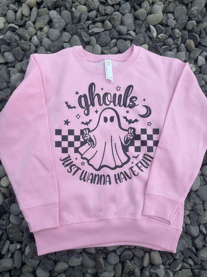 Ghouls just wanna have fun toddler sweatshirt