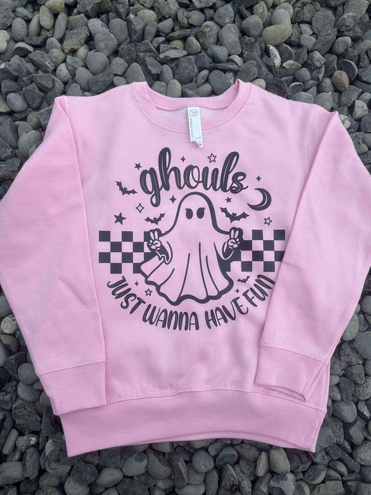 Ghouls just wanna have fun toddler sweatshirt