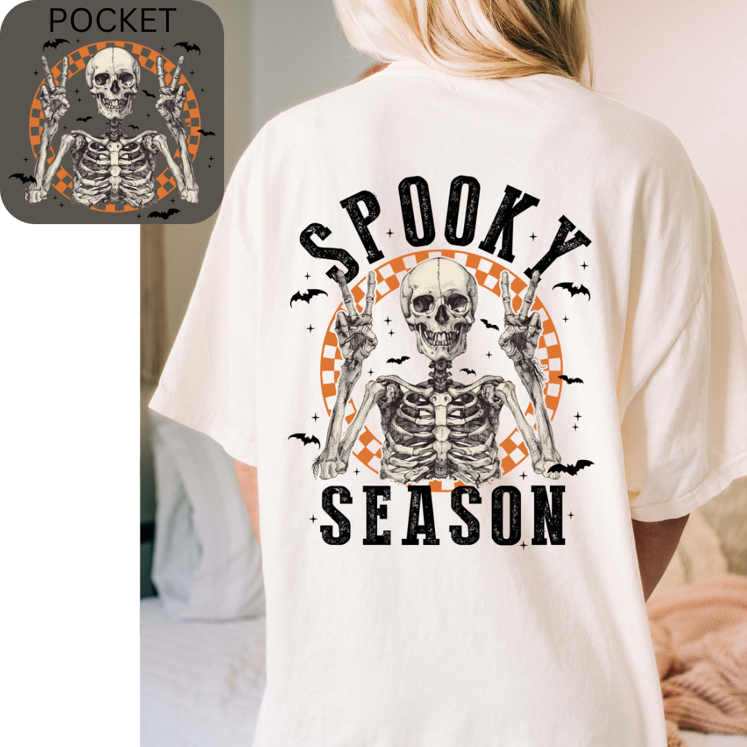 Spooky season comfort colors tshirt