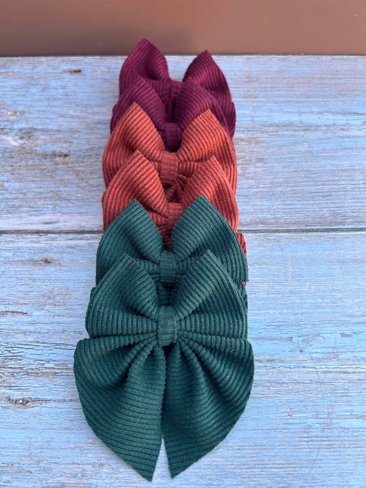 Mini BUNDLE corduroy - choose bow style