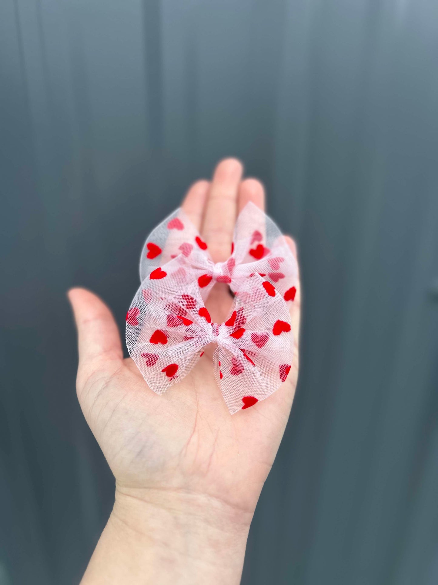 Mesh hearts - choose color & style