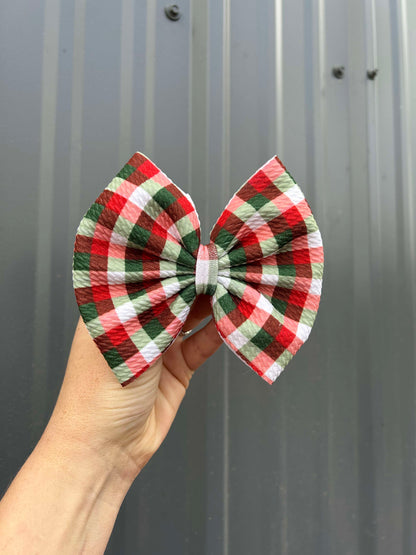 Christmas Plaid bow - more styles