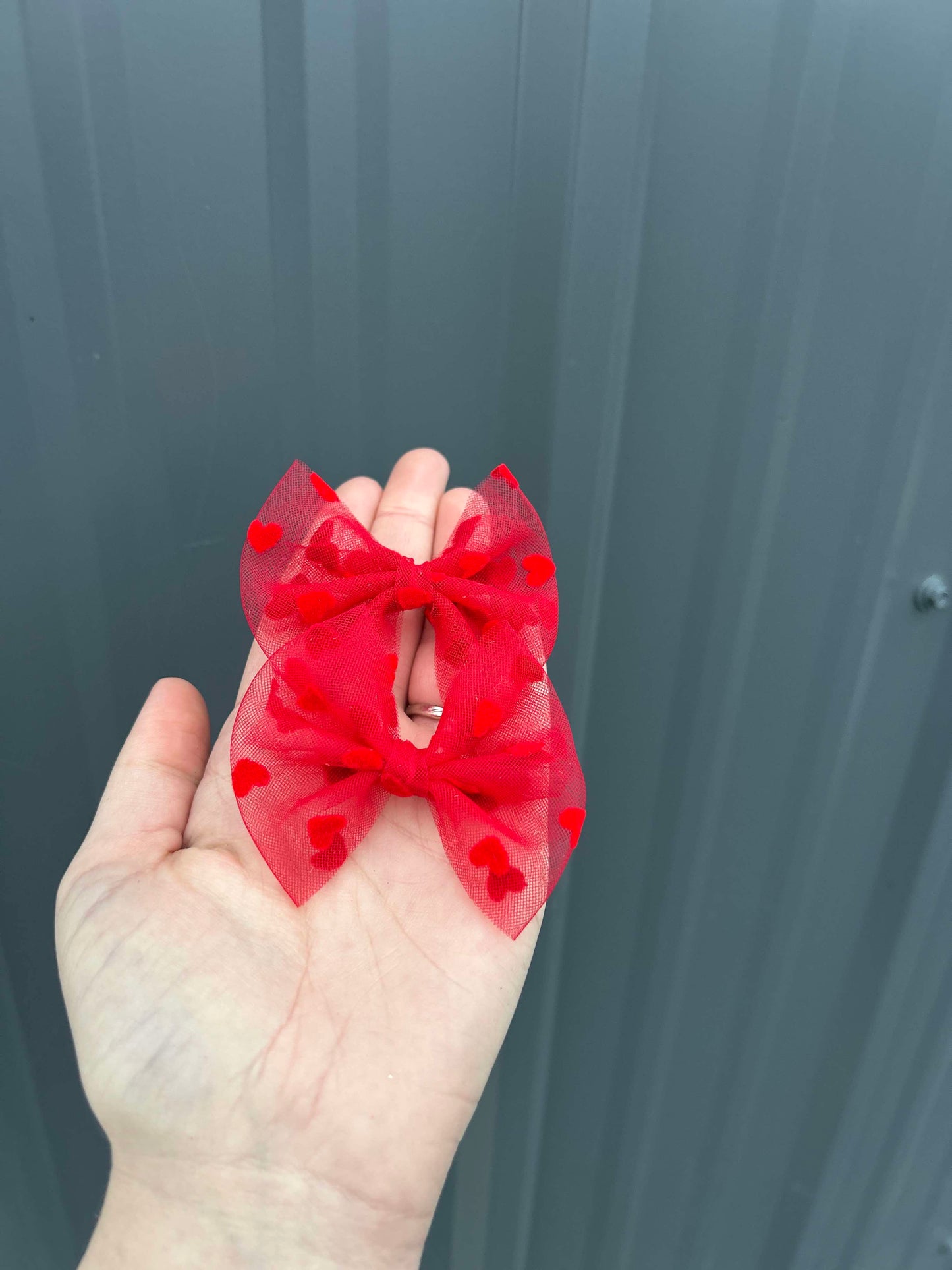 Mesh hearts - choose color & style