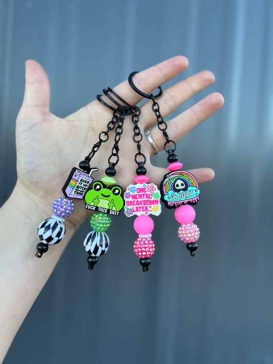 MORE choose - beaded keychains