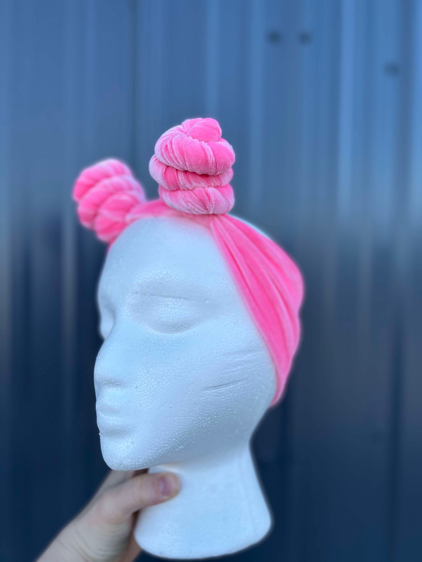 Topknot piggies headwrap