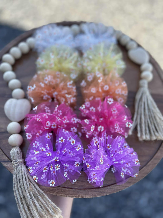Floral Mesh bows - many styles