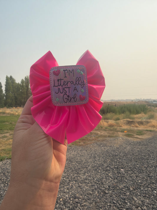 4" single sailor on clip - hot pink vinyl