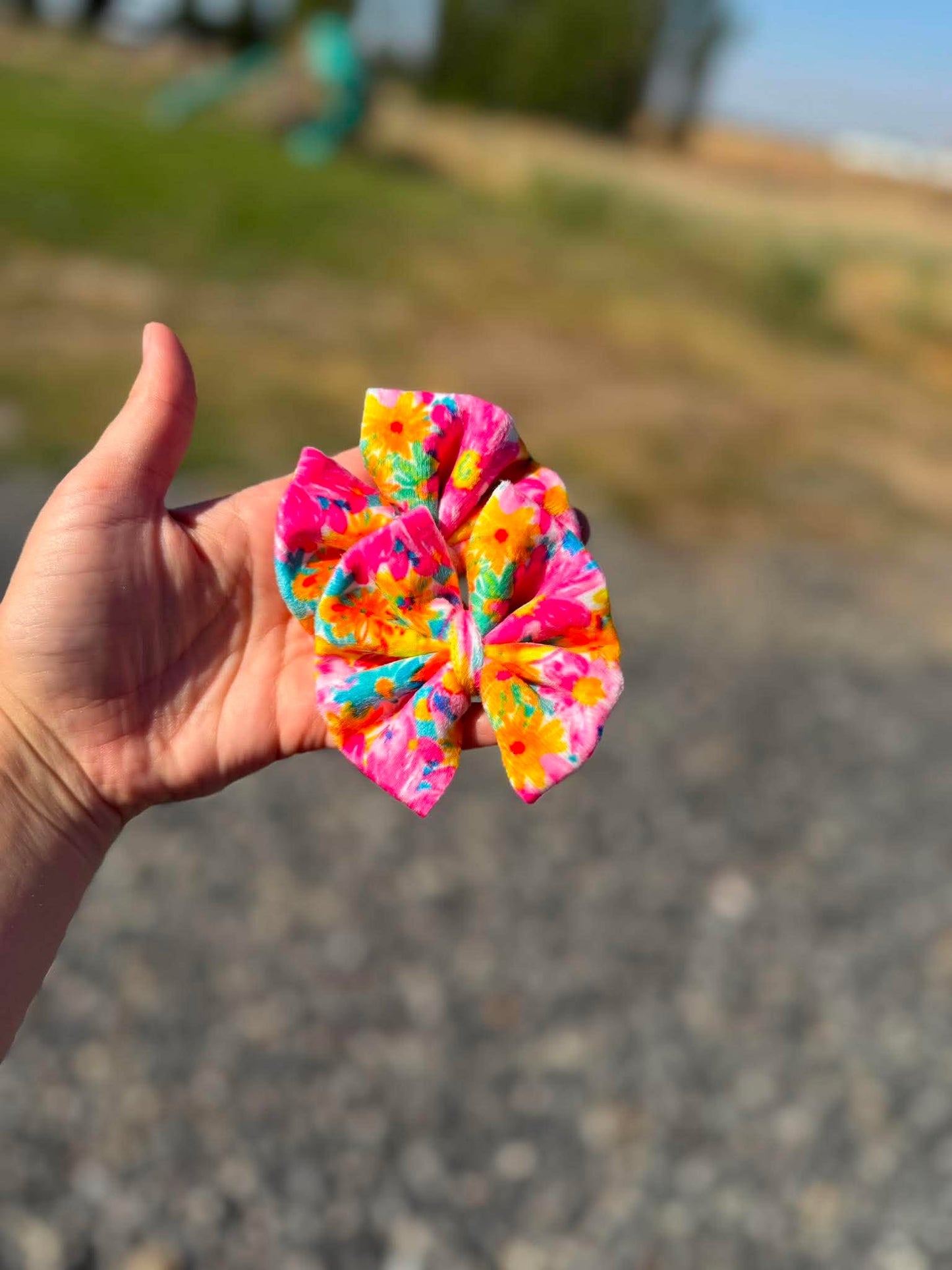 floral plushy velvet bows - all styles