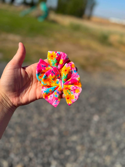 floral plushy velvet bows - all styles