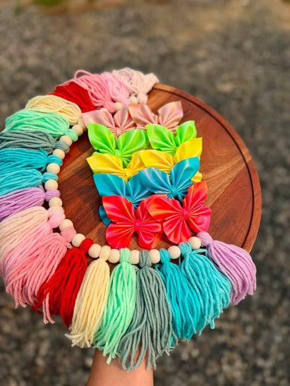 BUTTERFLY spandex holo Bows - many sizes