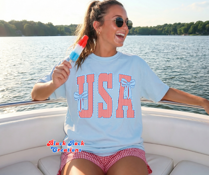 Patriotic USA comfort colors tshirt