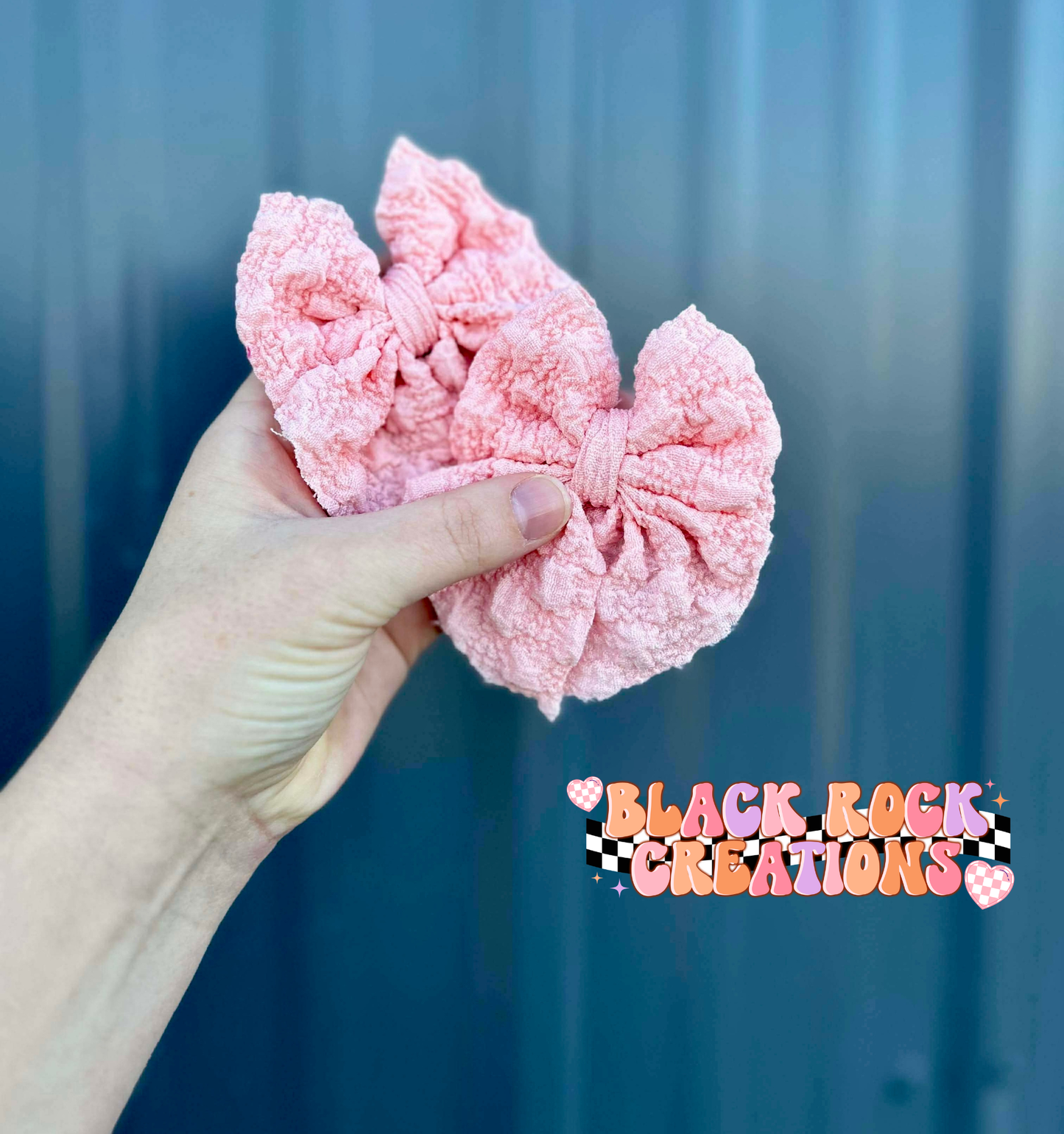 Pink mini popcorn bows - all styles