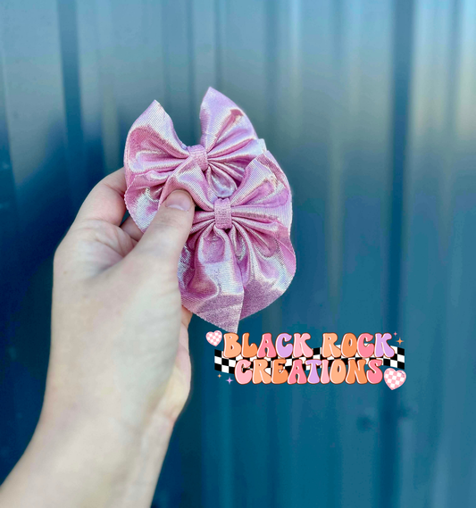 Pink shiny bows - all styles
