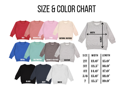 Valentines day name sweatshirt