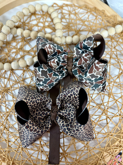 5.5” ribbon bows RTS clips
