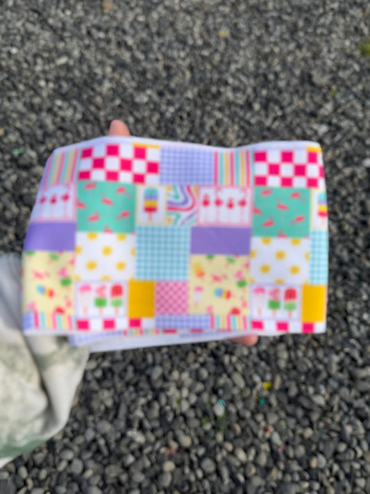 Summer patchwork bows - all styles LEAVE HARDWARE IN NOTES PLZ (CLIP OR NYLON)