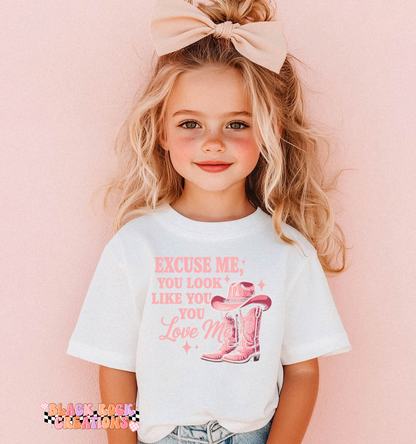 You look like you love me toddler tee