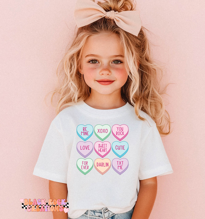 Convo hearts toddler tee