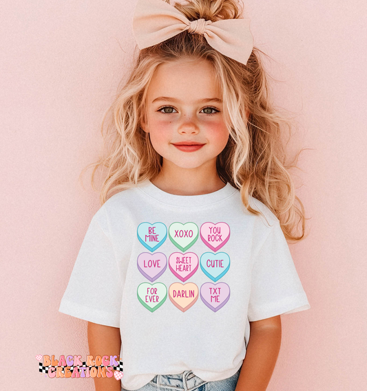 Convo hearts toddler tee
