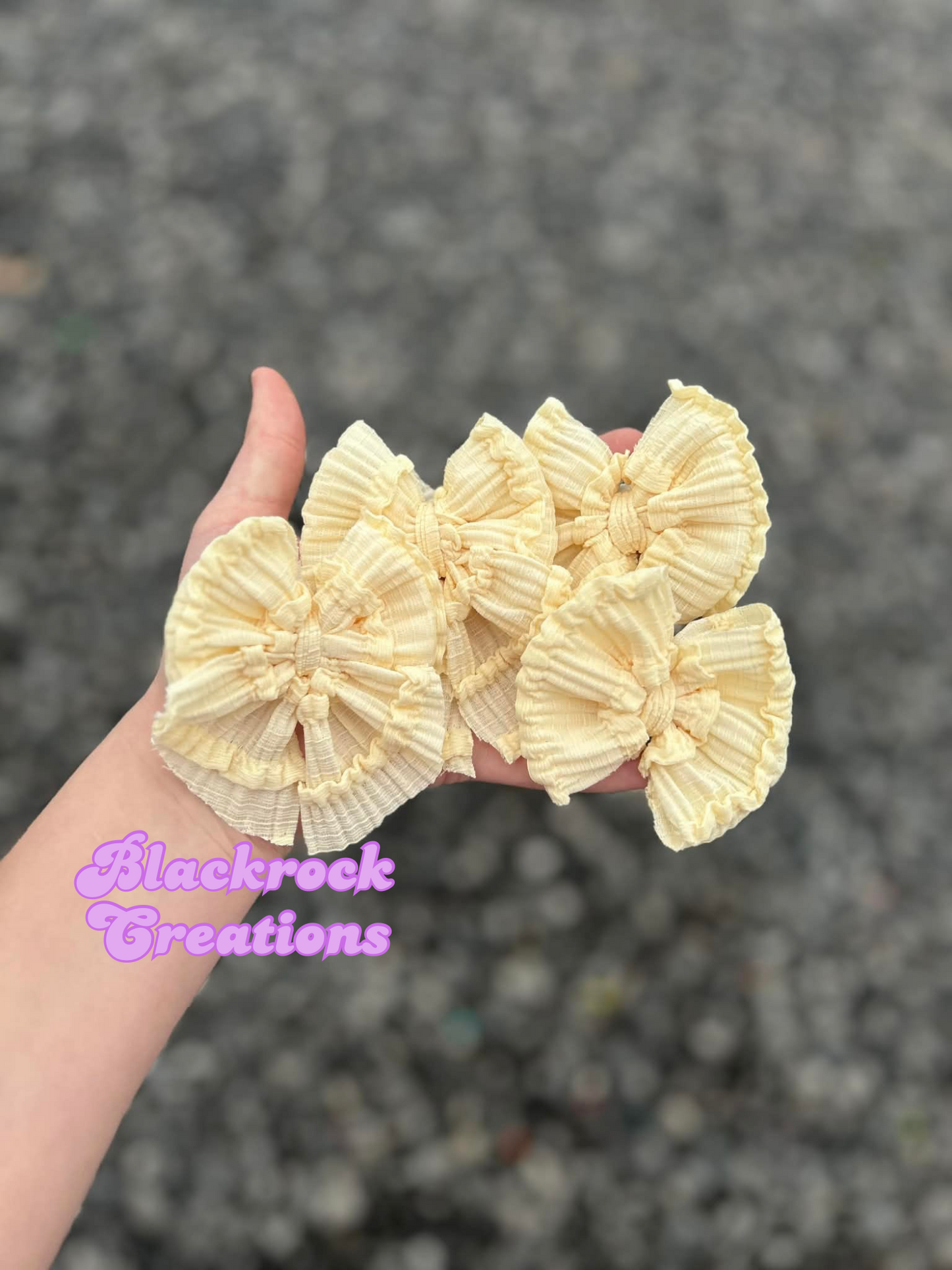 Spring ruffle bow BUNDLE
