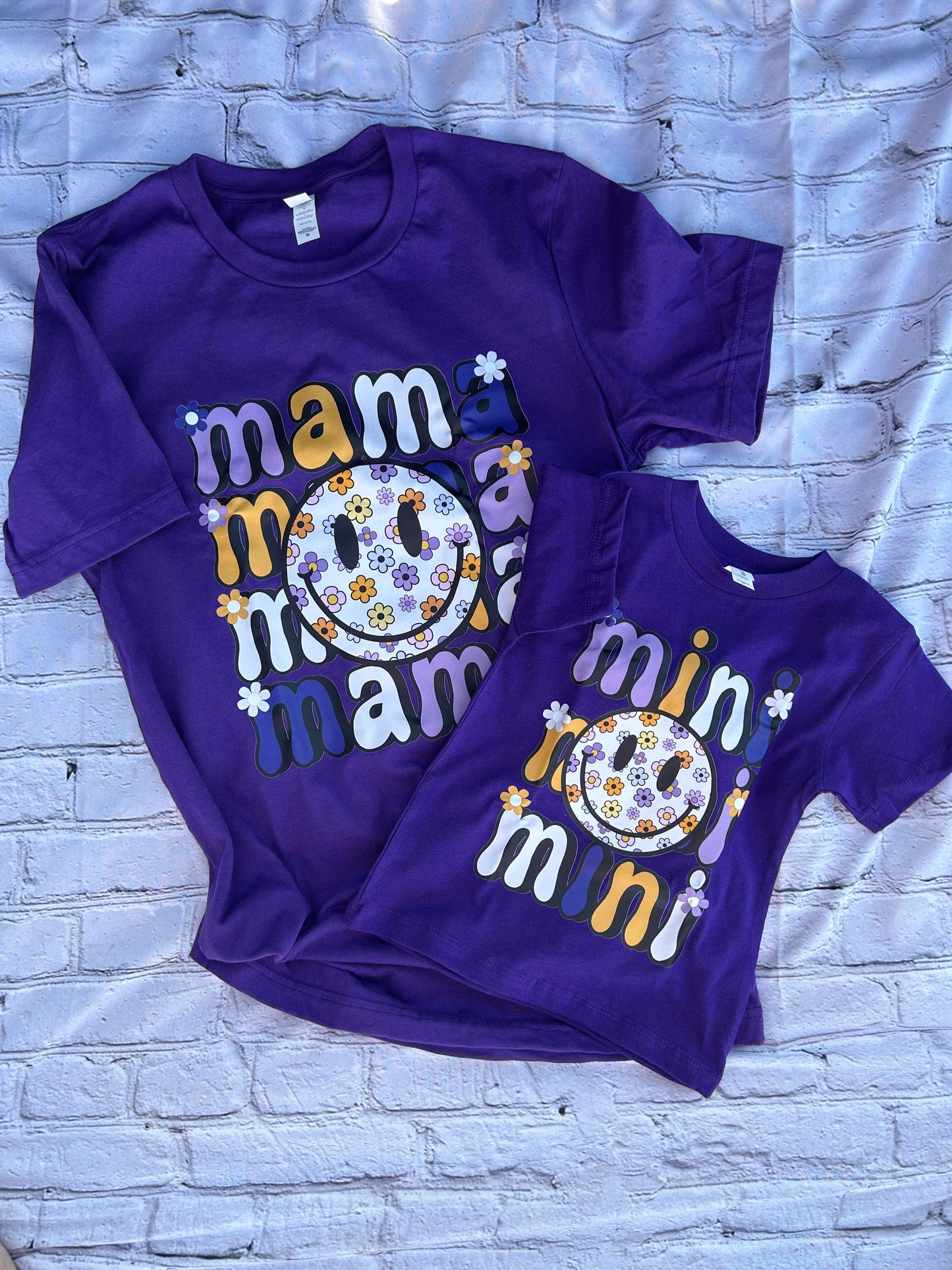 Mini purple floral tshirt